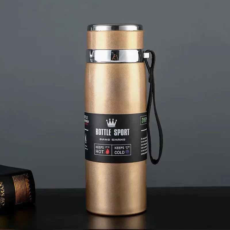 1000ml Thermal Water Bottle Thermos Vacuum Flask Double Stainless