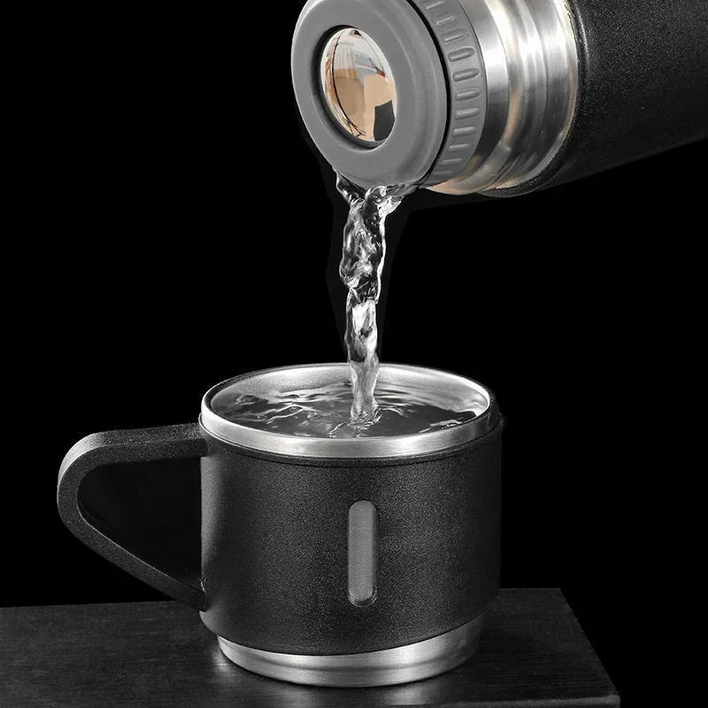 Vacuum Flask Thermal Stainless Steel Bottle Set